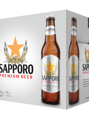 SAPPORO 12 X Bottle 355 ml