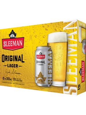 SLEEMAN ORIGINAL LAGER 15 X Can 355 ml
