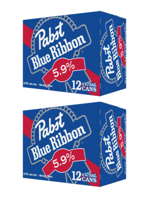 PABST BLUE RIBBON 5.9 24 X Can 473 ml
