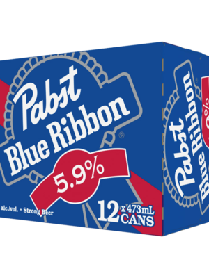 PABST BLUE RIBBON 5.9 12 X Can 473 ml