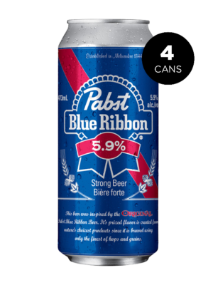 PABST BLUE RIBBON 5.9 4 X Can 473 ml