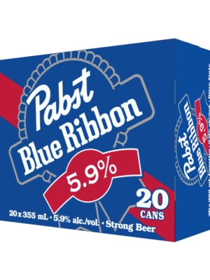 PABST BLUE RIBBON 5.9 20 X Can 355 ml