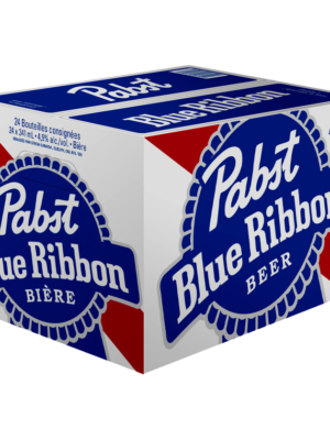 PABST BLUE RIBBON 24 X Bottle 341 ml