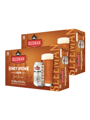 SLEEMAN HONEY BROWN LAGER 30 X Can 355 ml