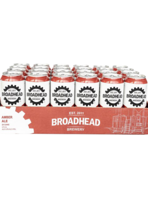 BROADHEAD AMBER ALE 24 X Can 473 ml