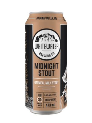 MIDNIGHT STOUT OATMEAL MILK STOUT 1 X Can 473 ml