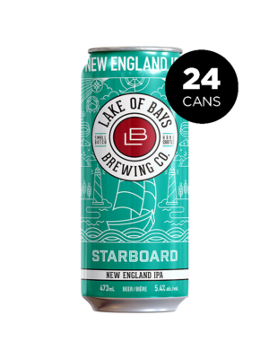 LAKE OF BAYS STARBOARD IPA 24 X Can 473 ml