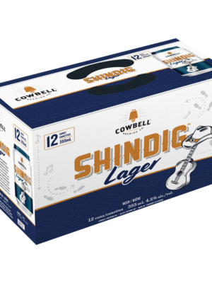 COWBELL BREWING CO. SHINDIG LAGER 12 X Can 355 ml