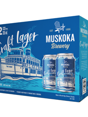 MUSKOKA CRAFT LAGER 12 X Can 355 ml