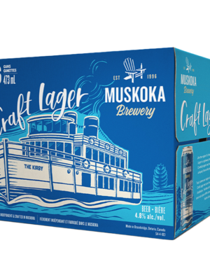 MUSKOKA CRAFT LAGER 6 X Can 473 ml