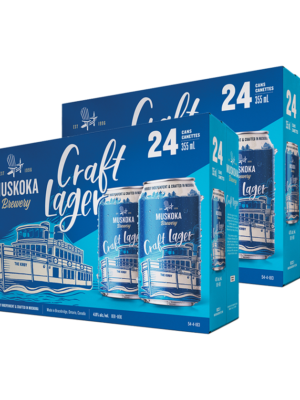 MUSKOKA CRAFT LAGER 48 X Can 355 ml