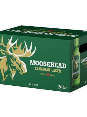 MOOSEHEAD LAGER 24 X Bottle 341 ml