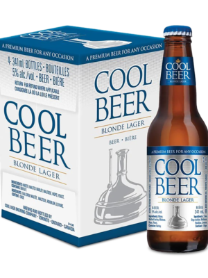 COOL BEER LAGER 4 X Bottle 341 ml