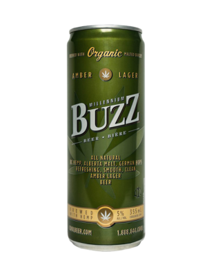 MILLENNIUM BUZZ HEMP BEER 1 X Can 355 ml