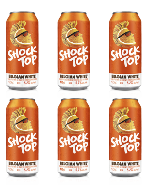 SHOCK TOP BELGIAN WHITE 6 X Can 473 ml