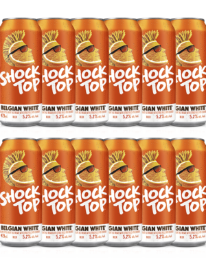 SHOCK TOP BELGIAN WHITE 12 X Can 473 ml