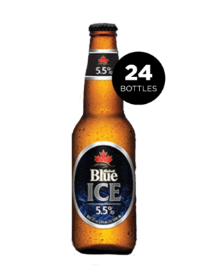 BLUE ICE 24 X Bottle 341 ml