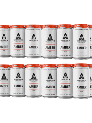ANDERSON AMBER ALE 24 X Can 355 ml