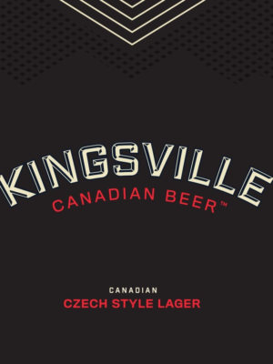 KINGSVILLE CZECH STYLE LAGER 1 X Keg 30 L
