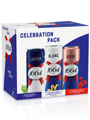 KRONENBOURG 1664 CELEBRATION PACK 6 X Can 355 ml