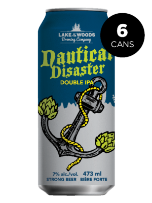 LAKE OF THE WOODS NAUTICAL DISASTER DOUBLE IPA 6 X Can 473 ml
