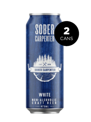 SOBER CARPENTER NON-ALCOHOLIC WHITE 2 X Can 473 ml