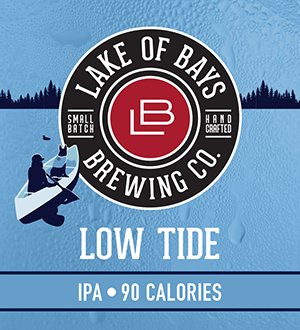 LAKE OF BAYS LOW TIDE 90 CALORIE IPA 6 X Can 473 ml