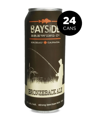 BAYSIDE BREWING BRONZEBACK DARK ALE 24 X Can 473 ml