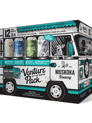 MUSKOKA VENTURE OFF THE BEATEN PACK 12 X Can 355 ml