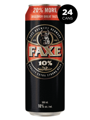FAXE 10% EXTRA STRONG 24 X Can 568 ml